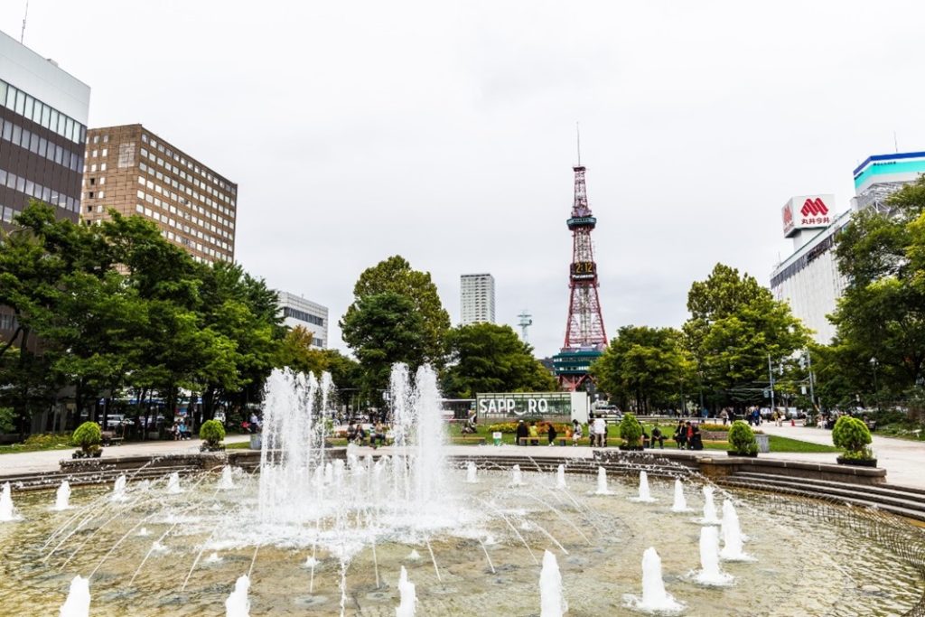 札幌の噴水の写真