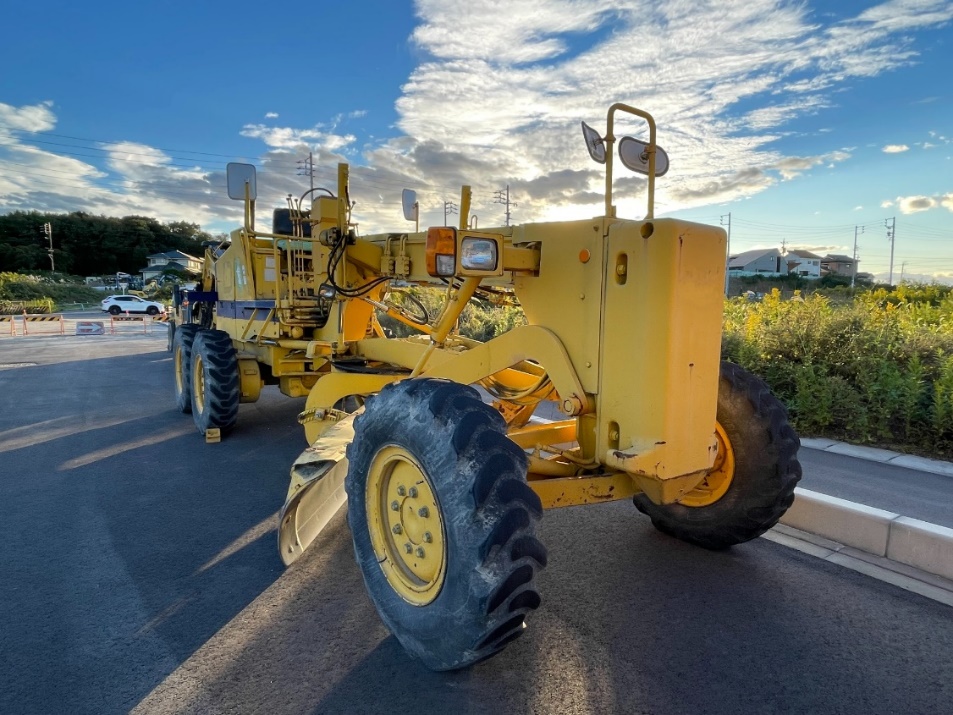道路工事の重機